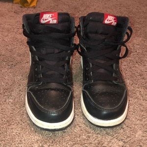 Black & White Air Jordan 1s